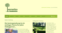 Desktop Screenshot of laurustico.de